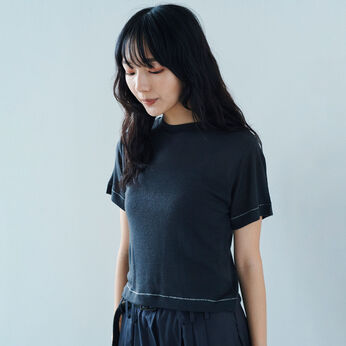 MEDE19F | JANEBIRKIN ウールＴ〈チャコール〉