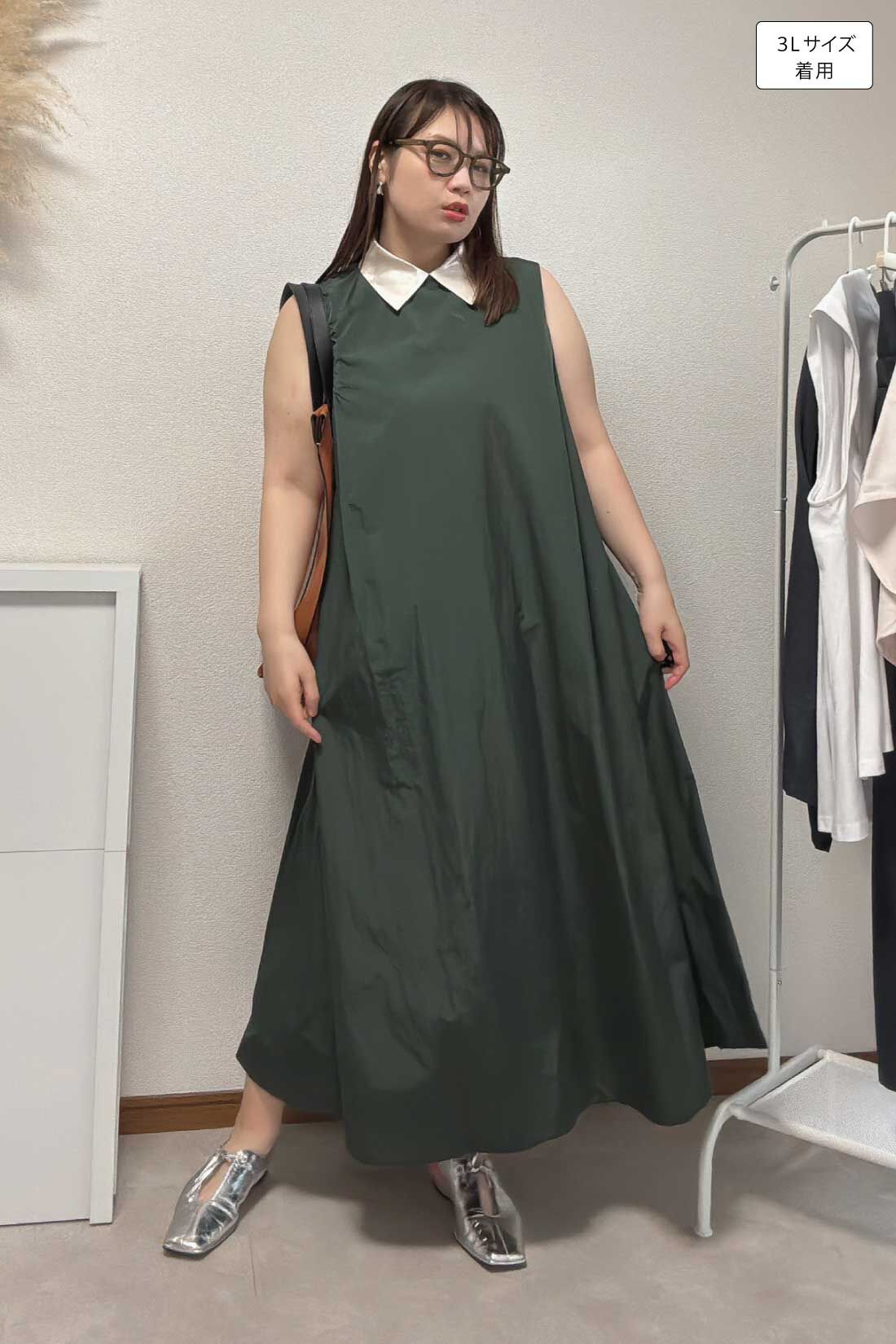 MEDE19F|高山都さんコラボ 撥水加工ワンピースのコーディネート