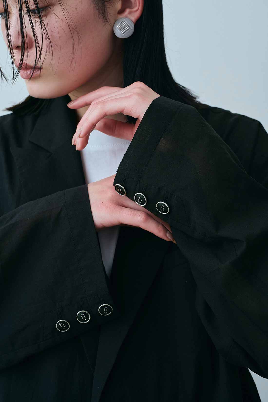 MEDE19F [メデ・ジュウキュウ]|MEDE19F　日陰をまとう リラックスダブルジャケット〈ブラック〉