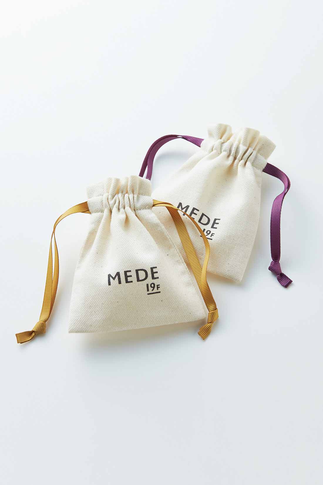 MEDE19F|YPAC for MEDE19F　フランス製陶器ボタンイヤリング type.02|MEDE19Fオリジナルきんちゃくに入れてお届けします。