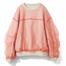 MEDE19F | チュールを重ねたスウェット〈ＯＲ〉ＭＤ１９