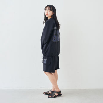 MEDE19F [メデ・ジュウキュウ] | ラッシュガード素材 ミリタリーショーツ〈ブラック〉