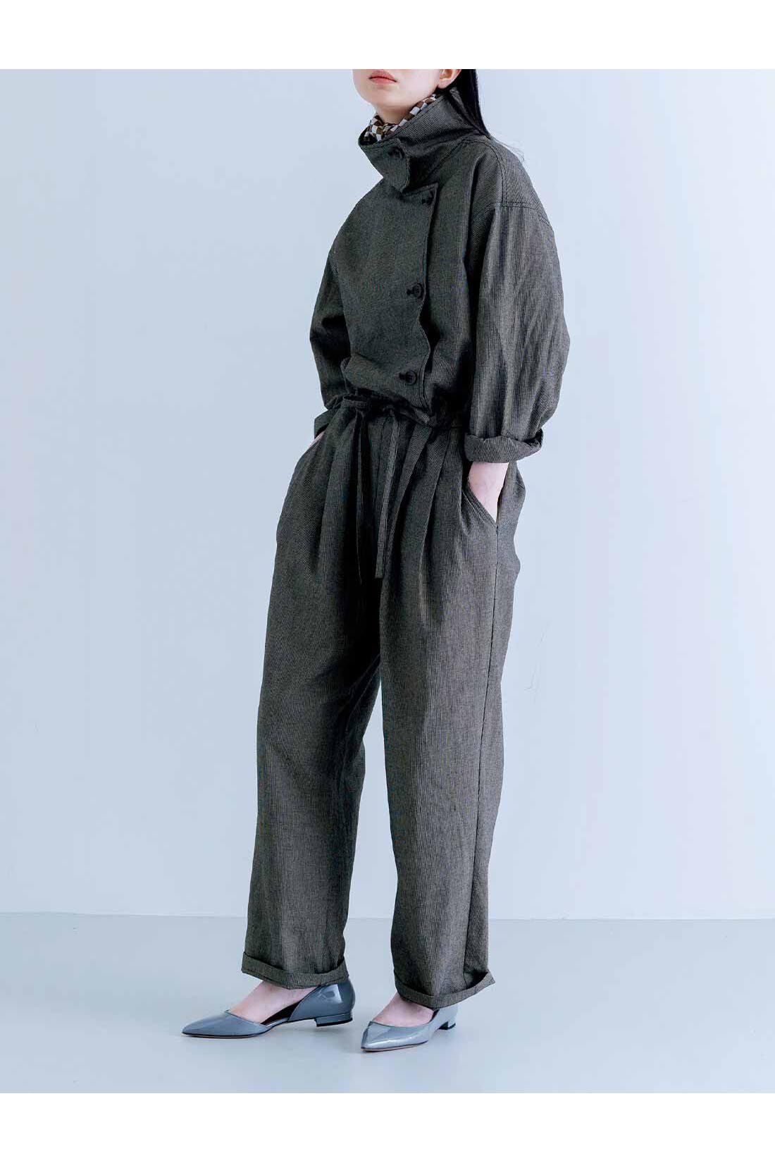 MEDE19F [メデ・ジュウキュウ]|MEDE19F　千鳥格子のオールインワン〈ブラック〉