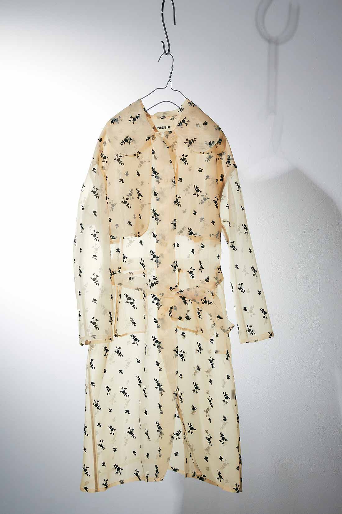 MEDE19F Boutique 888さんコラボ オーガンジー素材のフロッキー