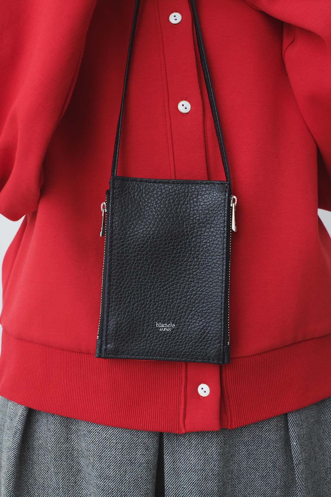 MEDE19F [メデ・ジュウキュウ]|【MEDE19F SELECT】blancleレザーマルチレザーケース〈メタリック〉|※お届けのカラーとは異なります。