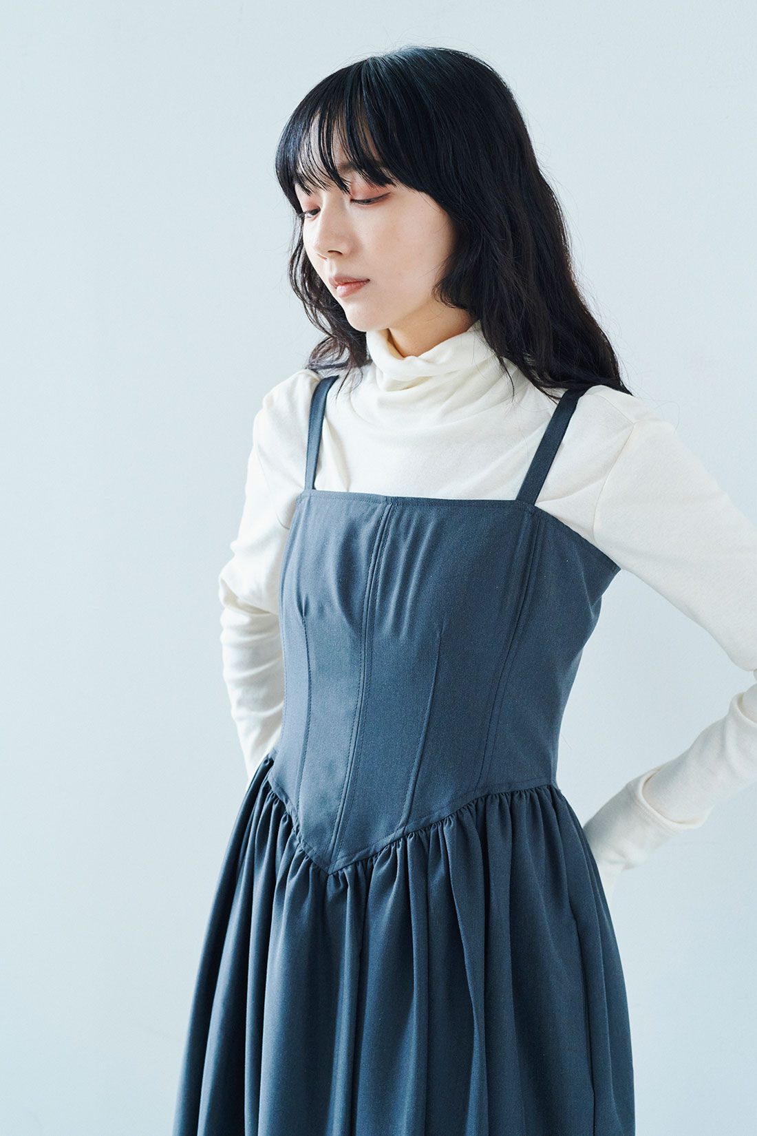 MEDE19F [メデ・ジュウキュウ]|韓国セレクト STAGE ミリタリーワンピース
