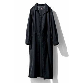 MEDE19F | シャツコート ワンピ〈ブラック〉