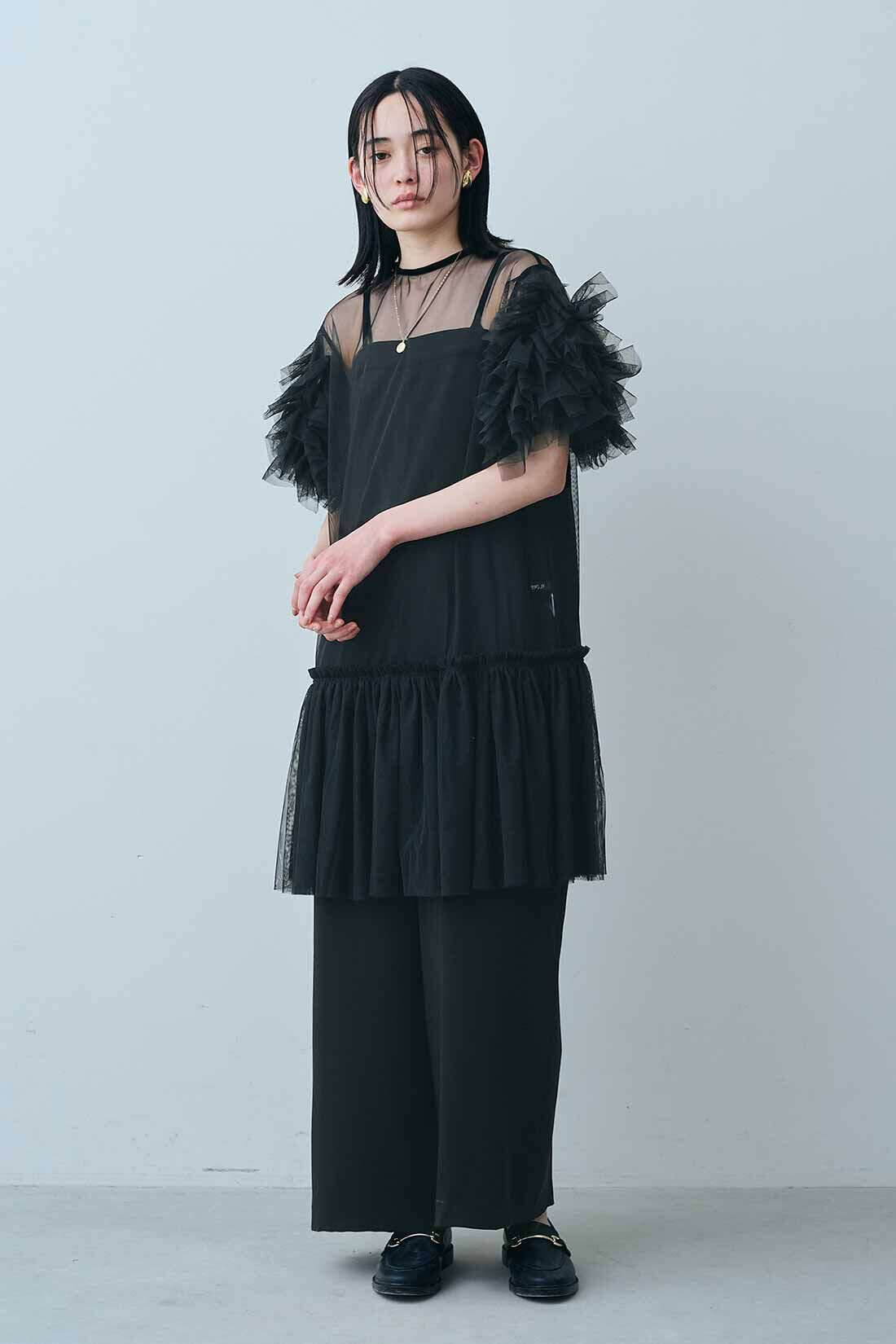 MEDE19F [メデ・ジュウキュウ]|MEDE19F　高山都さんコラボ ドレスライクオールインワン〈ブラック〉