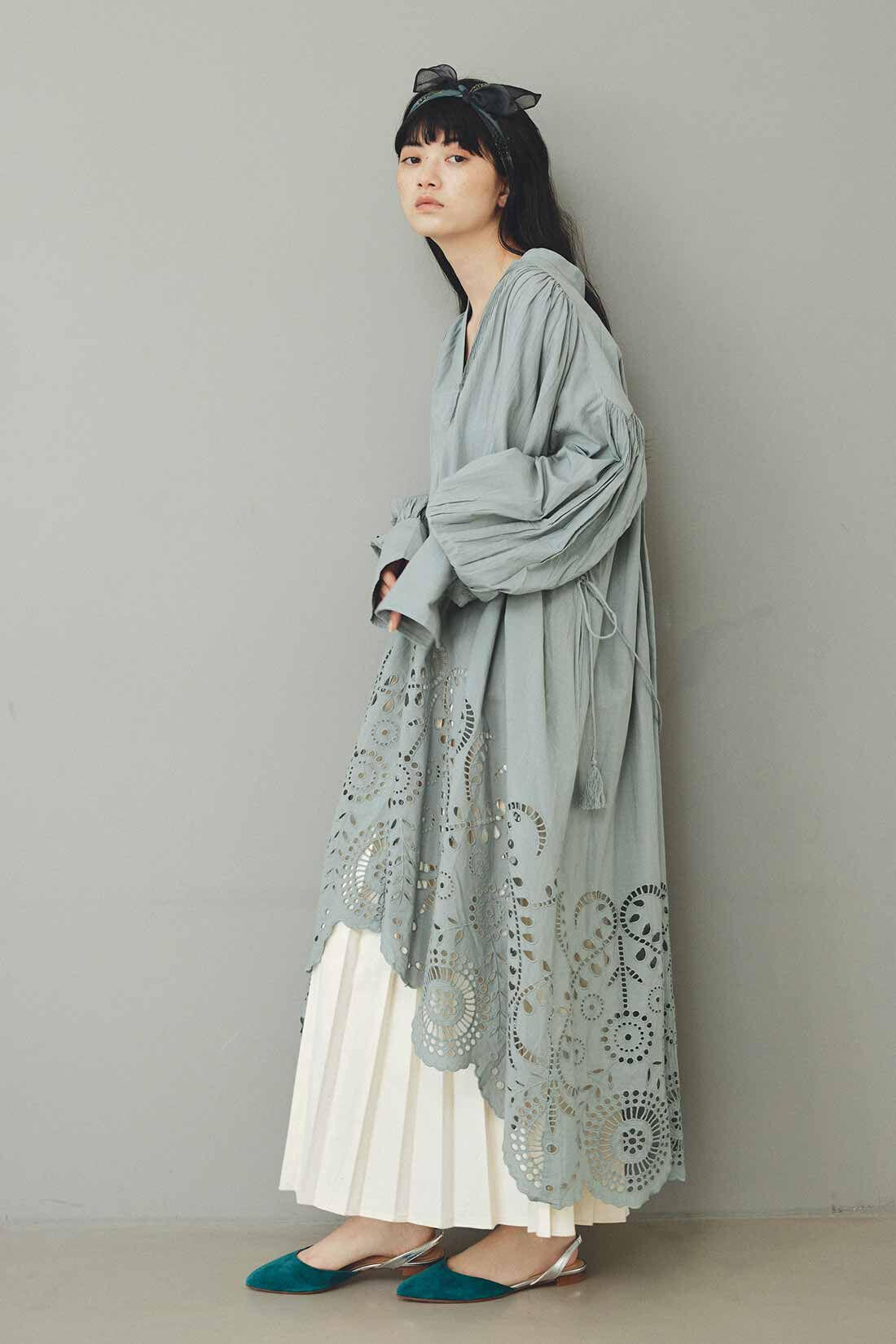 MEDE19F [メデ・ジュウキュウ]|MEDE19F　〈MADE IN INDIA COLLECTION〉エンブロイダリーコットンワンピース
