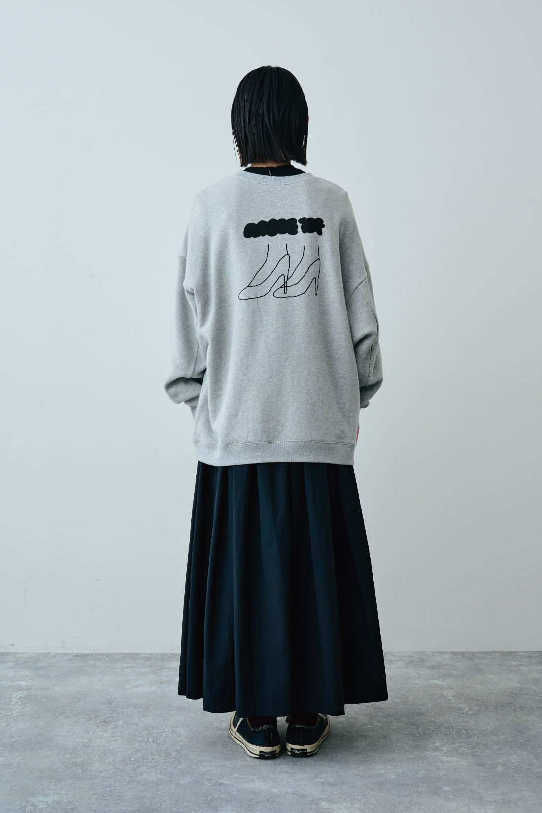 ART meets MEDE19F　ワイドスウェット〈Sayuri Nishikubo〉