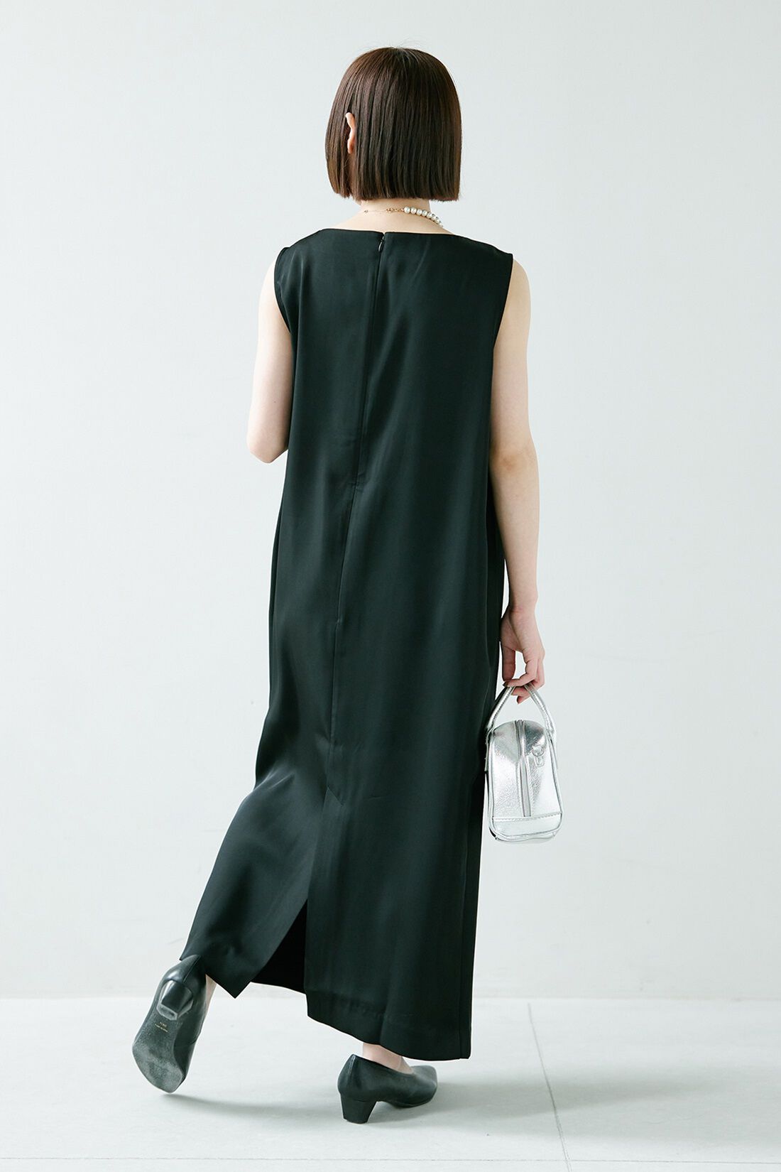 MEDE19F 高山都さんコラボ レイヤードワンピースセット〈ブラック〉｜MEDE19F [メデ・ジュウキュウ]｜フェリシモ【公式通販】