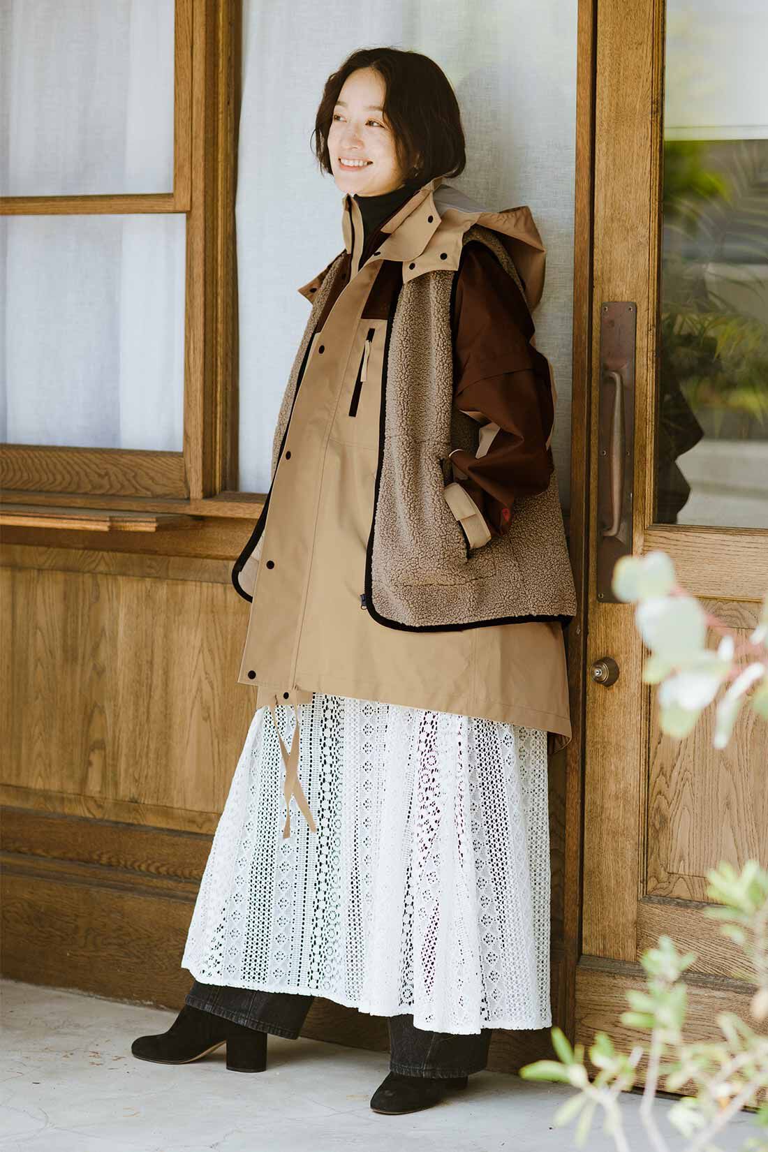 GERRY（Ｒ） for MEDE19F　高山都さんコラボ ライナー付きマウンテンコート
