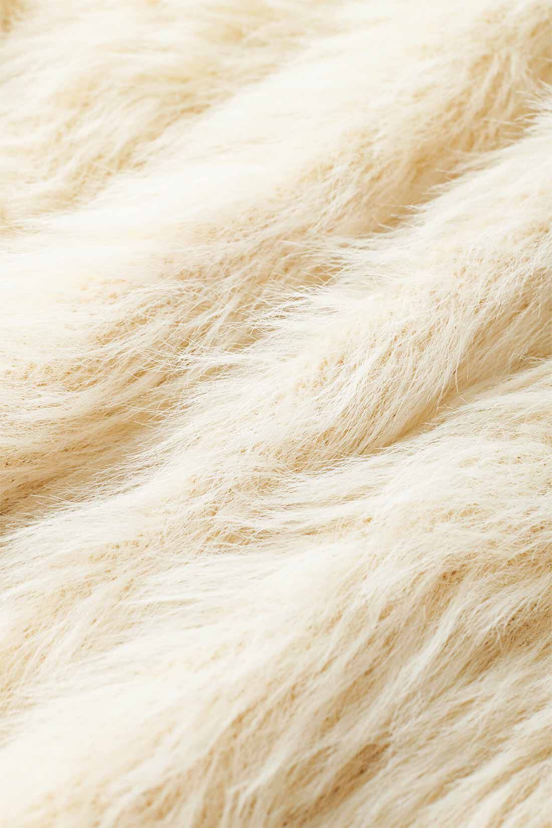 MEDE19F|旭山動物園・ボルネオの森応援商品 MEDE19F シロフクロウカーディガン〈ホワイト〉