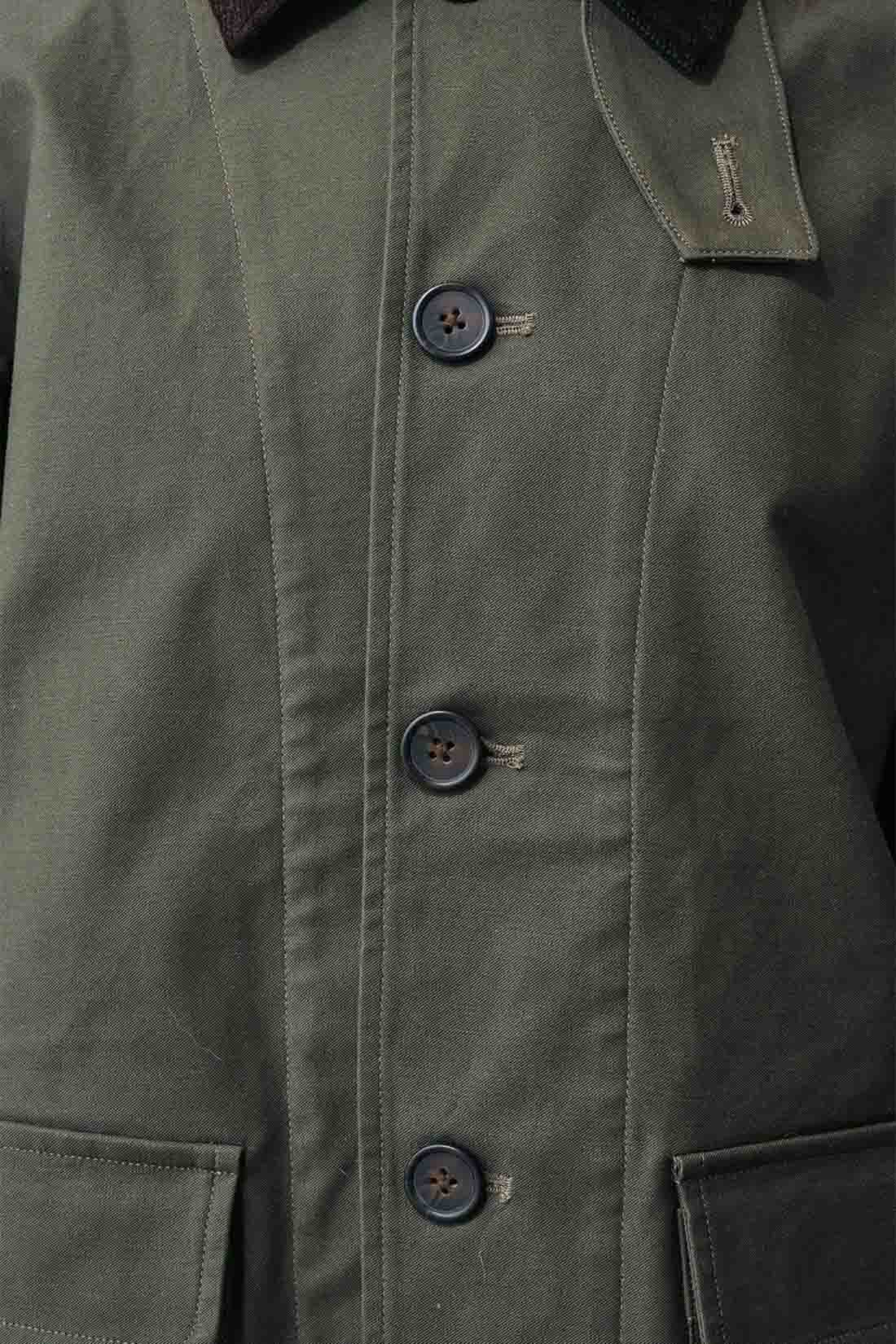 MEDE19F [メデ・ジュウキュウ]|MEDE19F ミュルーズモダン〈「ミュルーズ染織美術館」アーカイブコレクション〉 ハンティングジャケット〈カーキ〉