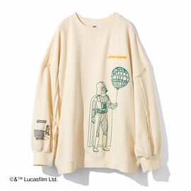 MEDE19F | MEDE19F STAR WARS ダース・ベーダー/スウェット〈クリーム〉