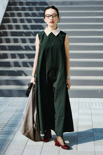 MEDE19F [メデ・ジュウキュウ] | 高山都さんコラボ 撥水加工ワンピース