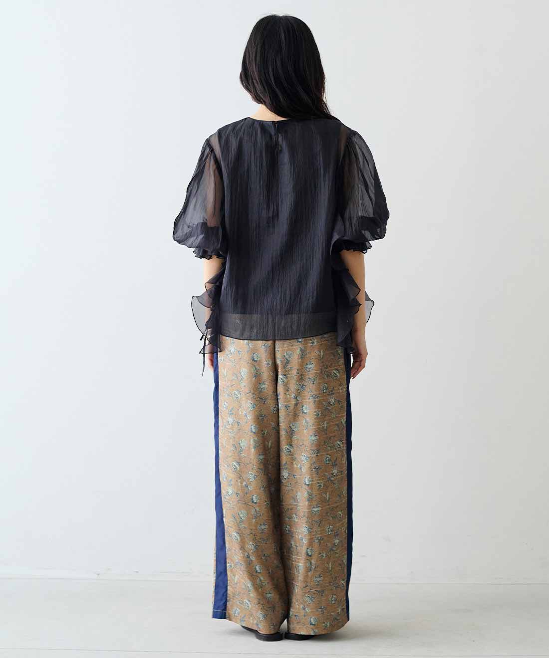 MEDE19F|MEDE19F たゆたうくらげのドッキングトップス|モデル身長：163cm　着用サイズ：M