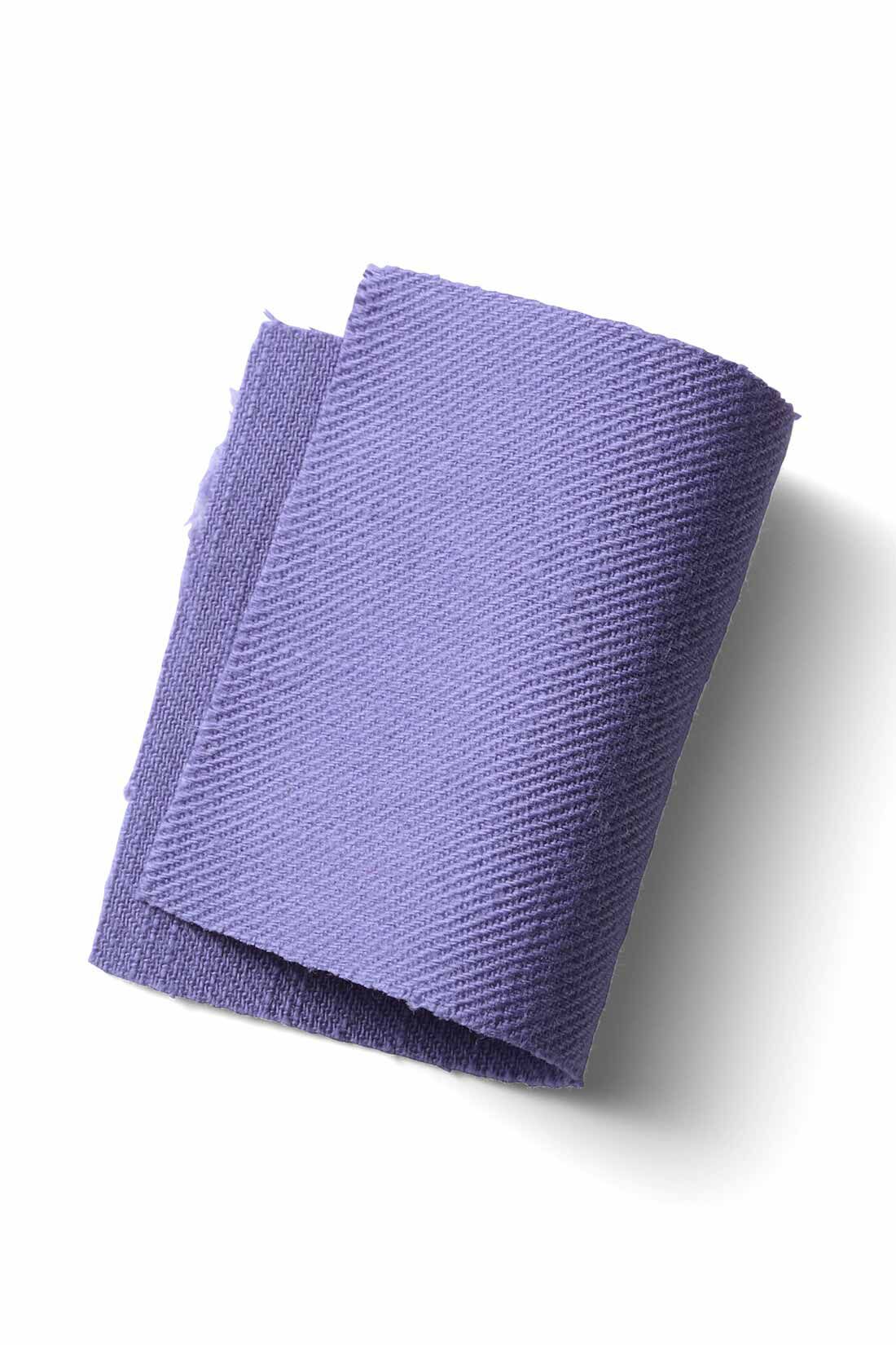 MEDE19F|MEDE19F　ライトオンスコットンオーバーオール〈パープル〉|軽く着られる、ライトオンスの綿素材。ゆるさのあるやわらかな風合いが夏に快適です。