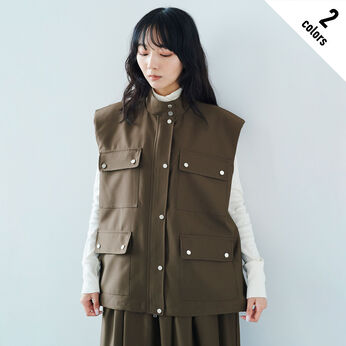 MEDE19F | STAGE オーバーサイズ ミリタリーベスト