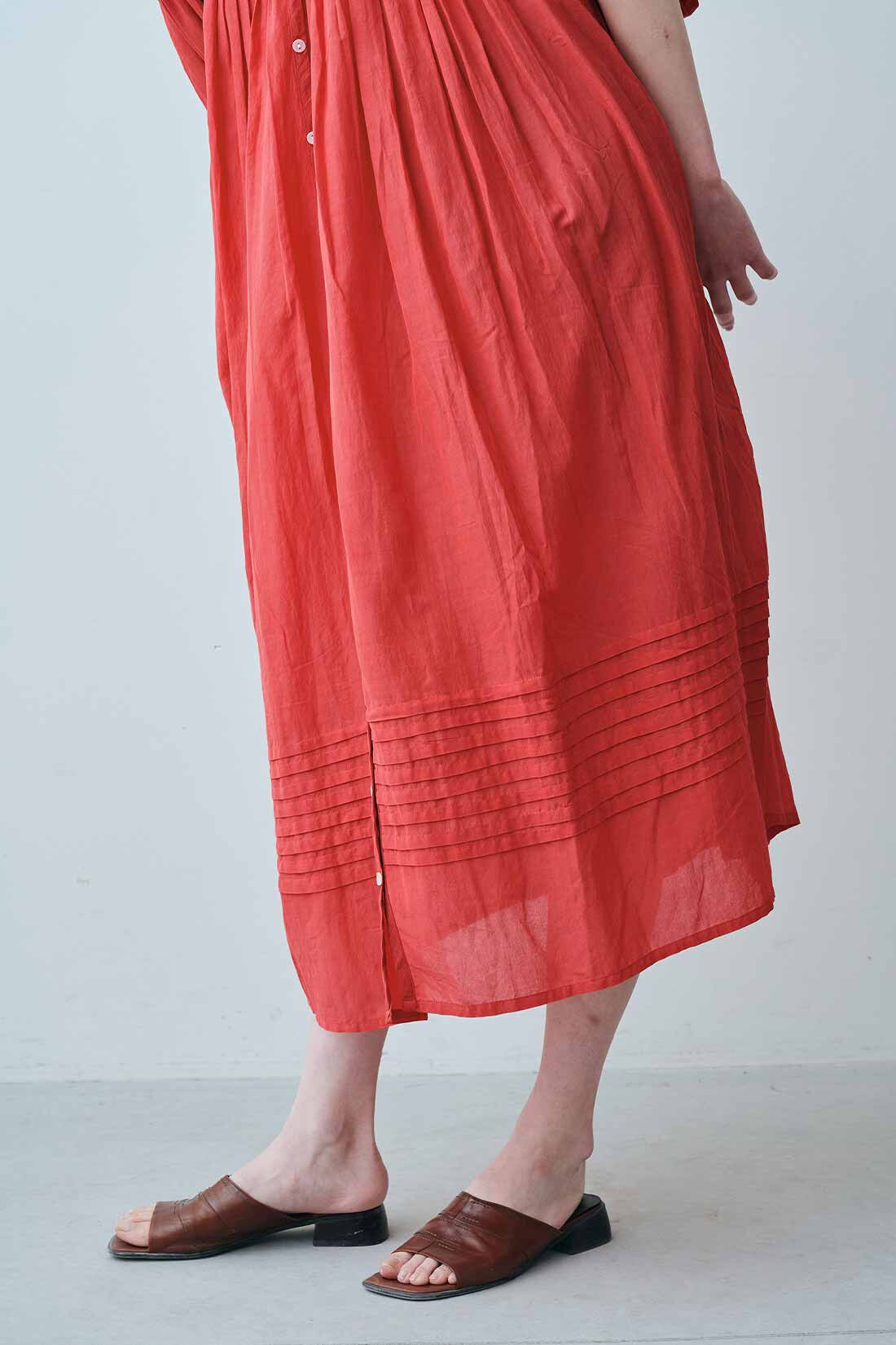 MEDE19F [メデ・ジュウキュウ]|MEDE19F　〈MADE IN INDIA COLLECTION〉スシボイル シャーリングワンピース