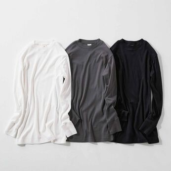 MEDE19F [メデ・ジュウキュウ] | 吸湿発熱コットンクルーネックトップス