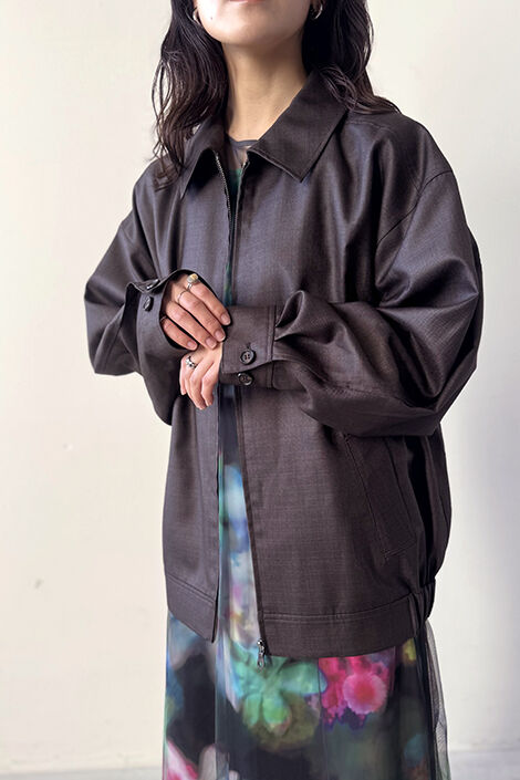 MEDE19F|MEDE19F 花柄プリント シアードレス〈ブラック〉のコーディネート