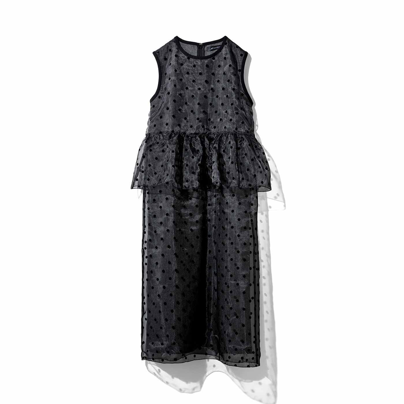 北欧　森の動物ワンピース　黒 　*　ハンドメイド　*05 MEDE19F 旭山動物園・ボルネオの森応援商品 アニマルプリント