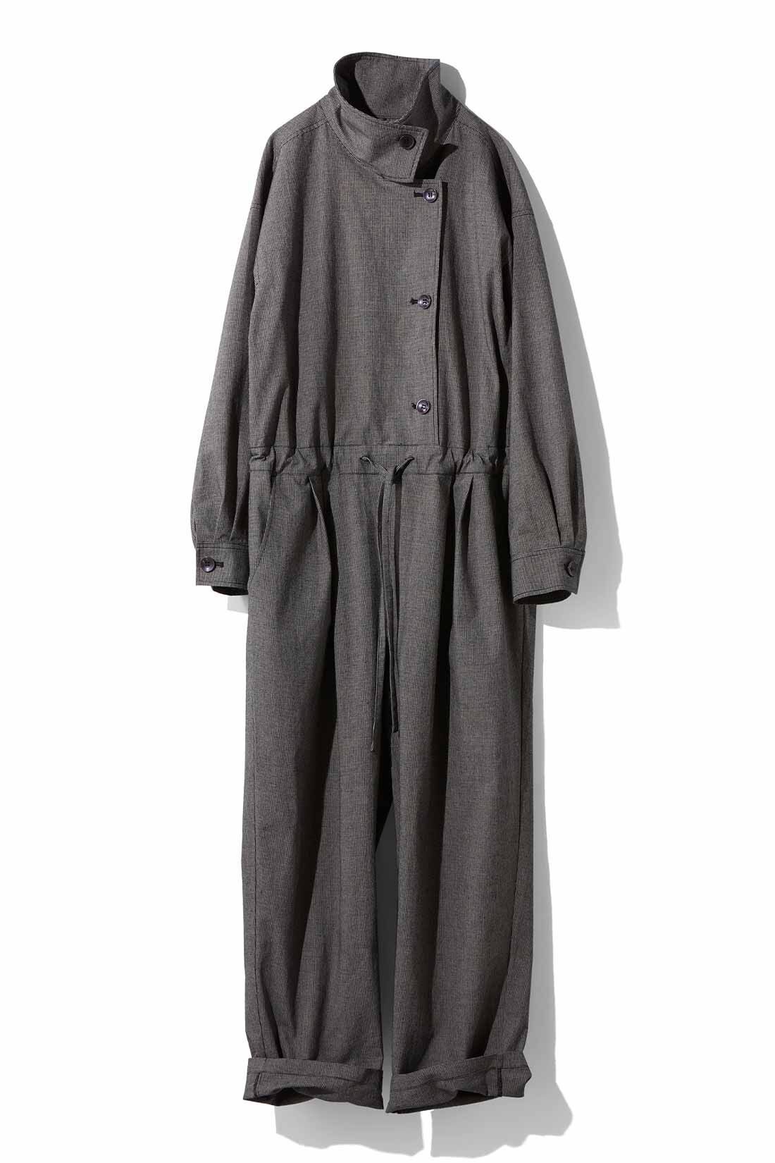 MEDE19F [メデ・ジュウキュウ]|MEDE19F　千鳥格子のオールインワン〈ブラック〉