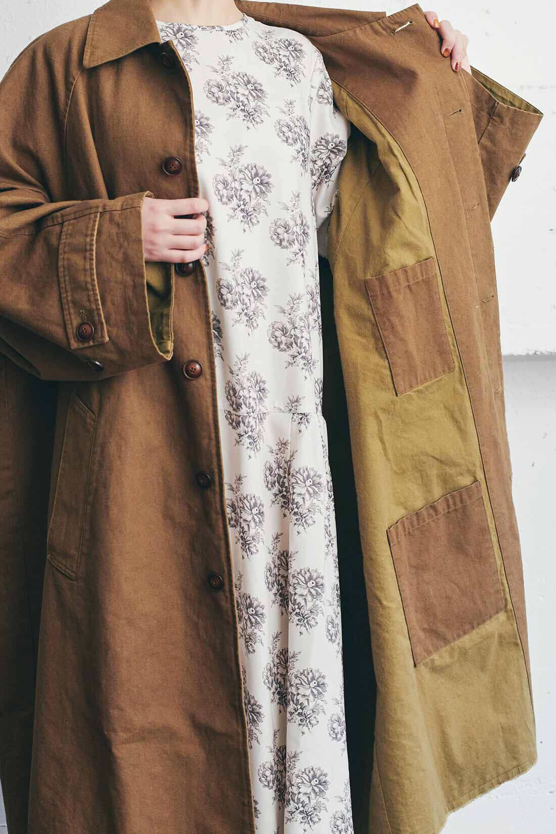MEDE19F ヴィンテージ感漂うオーバーサイズ バルマカーンコート MEDE19F ヴィンテージ感漂うオーバーサイズ バルマカーンコート
