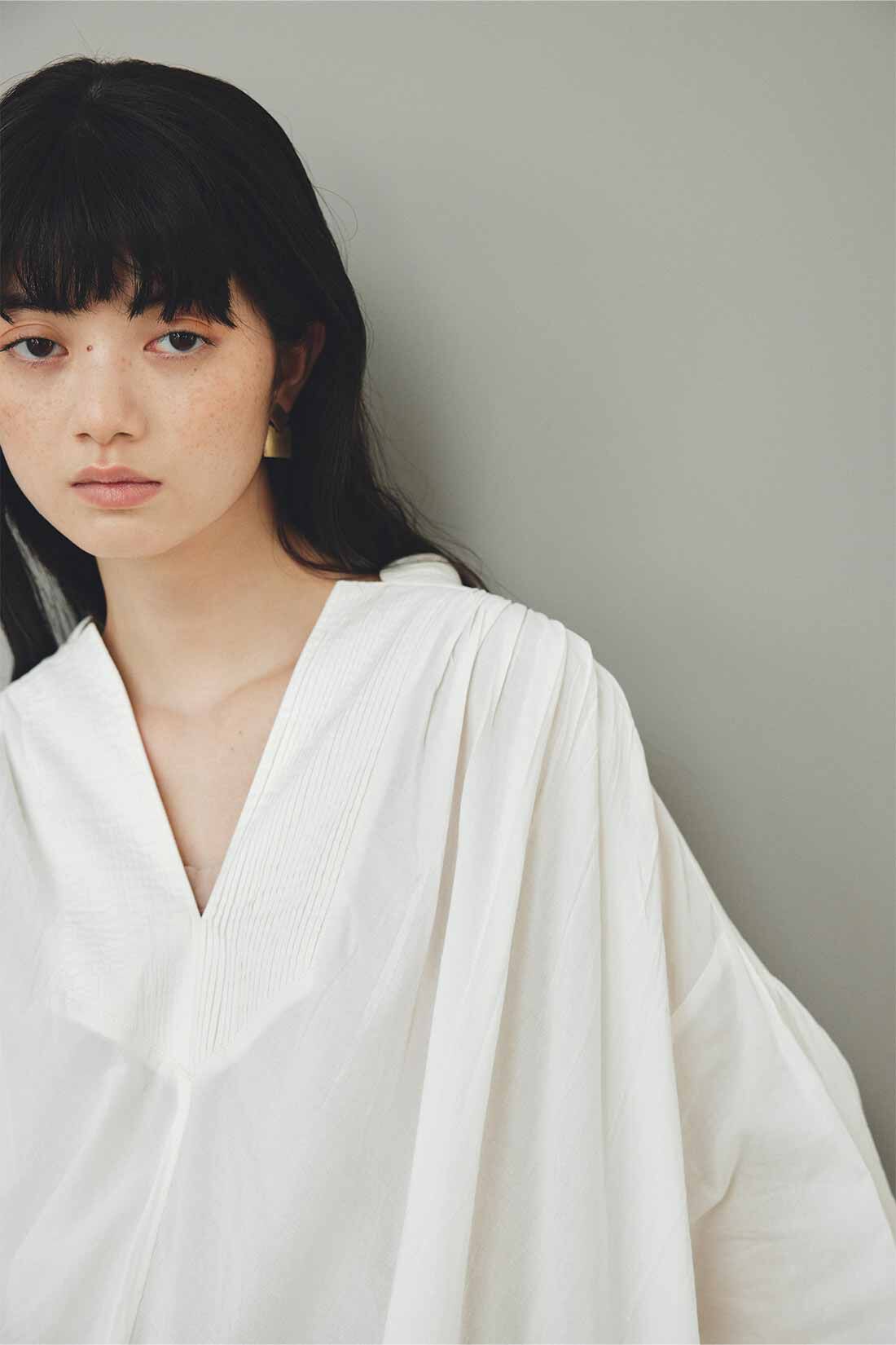 MEDE19F [メデ・ジュウキュウ]|MEDE19F　〈MADE IN INDIA COLLECTION〉エンブロイダリーコットンワンピース|オフホワイト