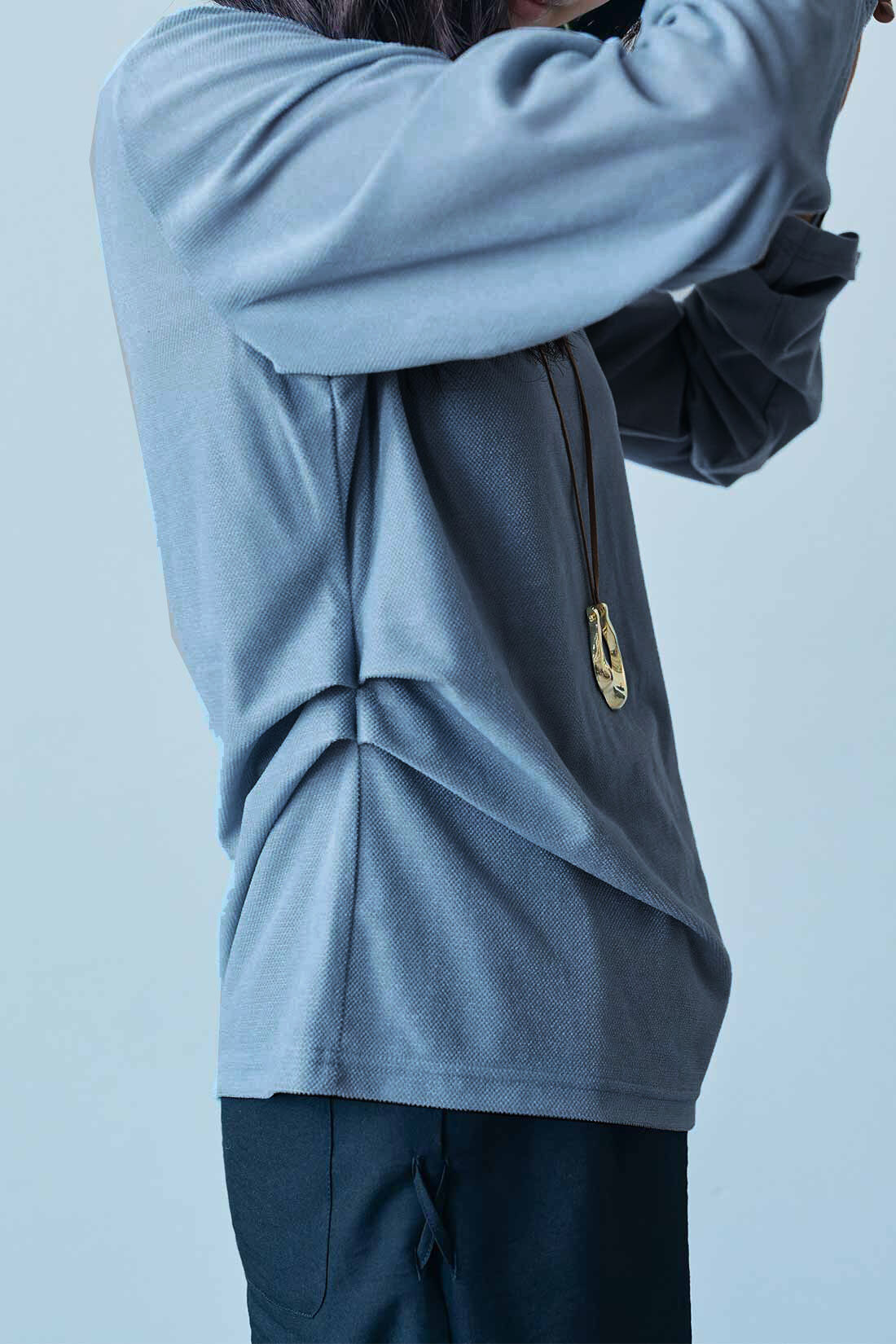 MEDE19F|MEDE19F　アシメトリーヘム シアーベロアトップスの会
