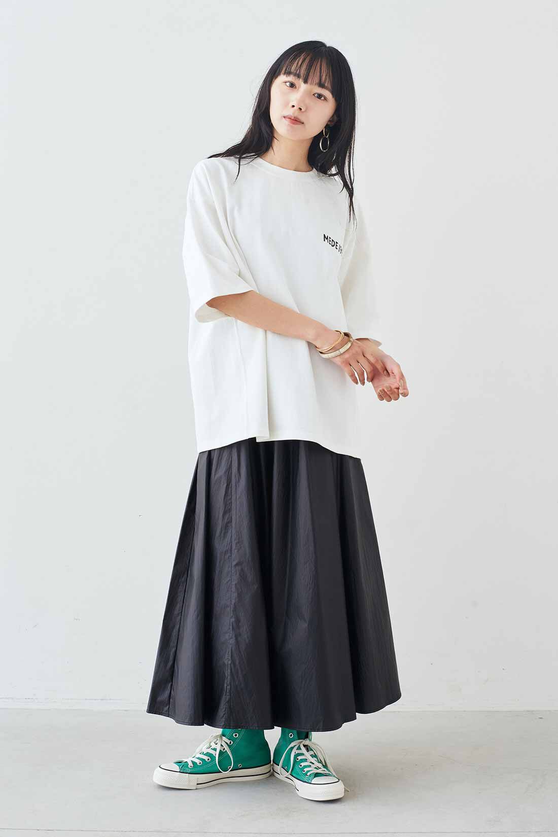 MEDE19F [メデ・ジュウキュウ]|MEDE19F　旭山動物園・ボルネオの森応援商品 プリントTシャツ|モデル身長：163cm　着用サイズ：M