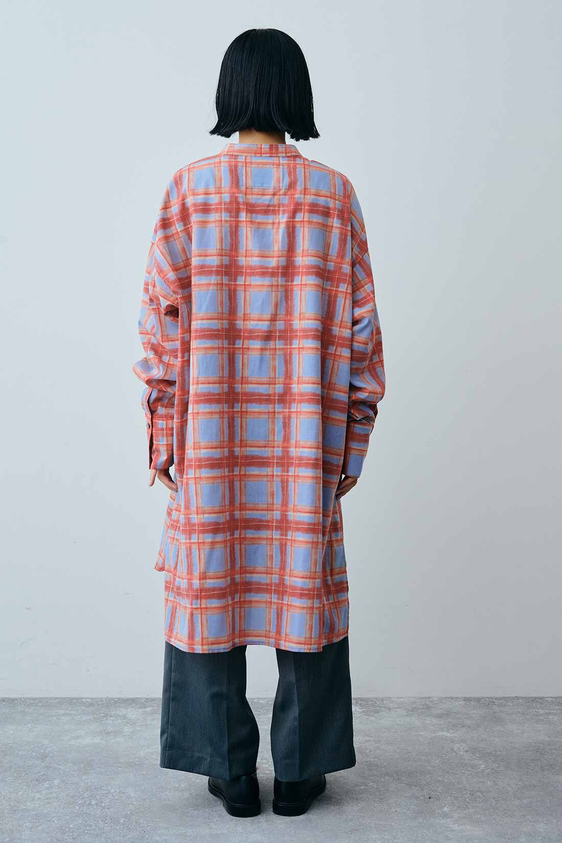 MEDE19F [メデ・ジュウキュウ]|MEDE19F　ピーターマッカーサー チェックシャツ|モデル身長：158cm　着用サイズ：2