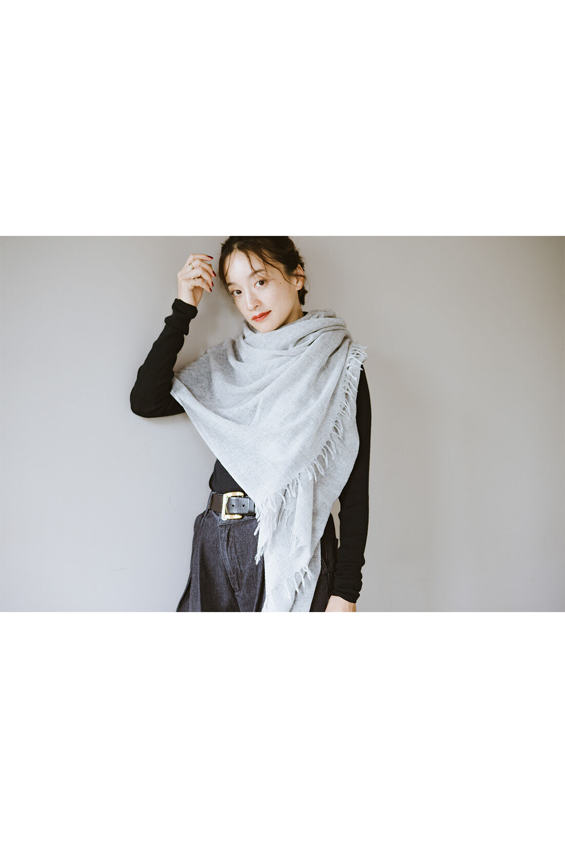 MEDE19F|MEDE19F 高山都さんコラボ エアリーな風合いのカシミヤストール
