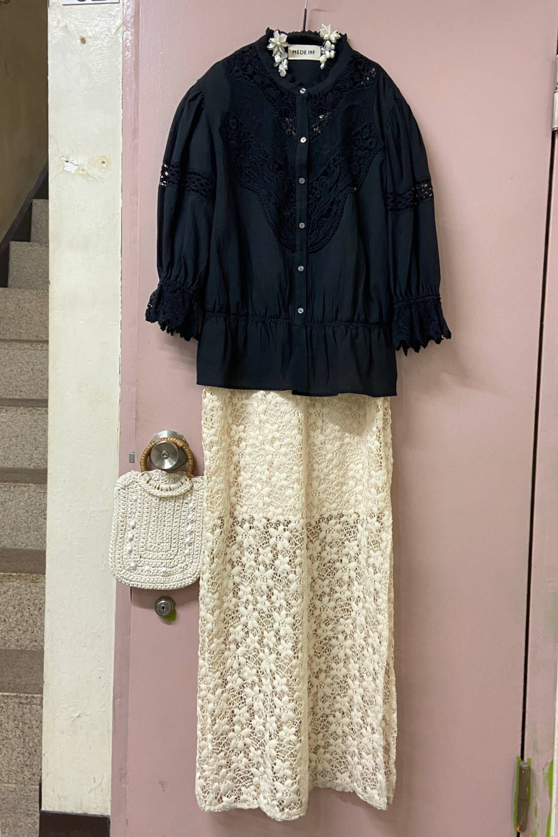 MEDE19F Boutique888さんコラボ レースブラウス｜シャツ・ブラウス 
