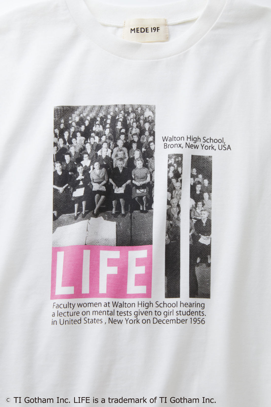 MEDE19F|MEDE19F　グラフ誌LIFEフォトプリントTシャツの会|WALTON
