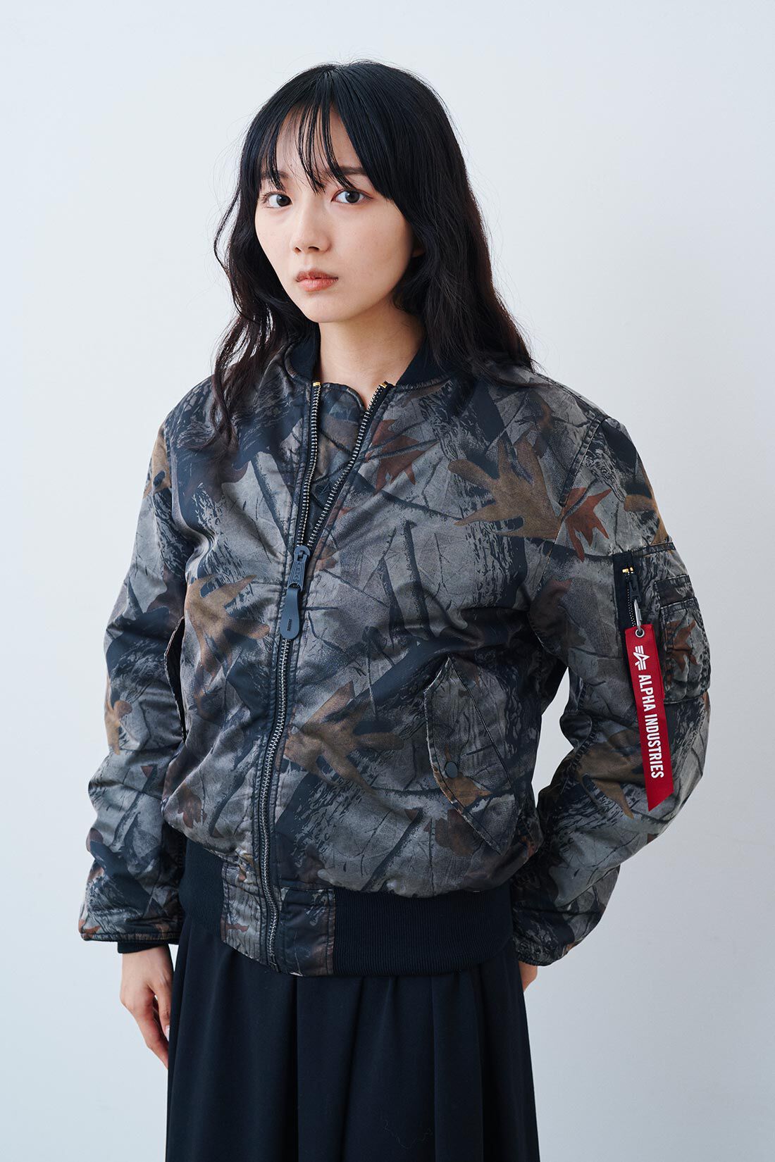 MEDE19F [メデ・ジュウキュウ]|【MEDE19F SELECT】ALPHA MA1 CORE SCRATCH REAL TREE