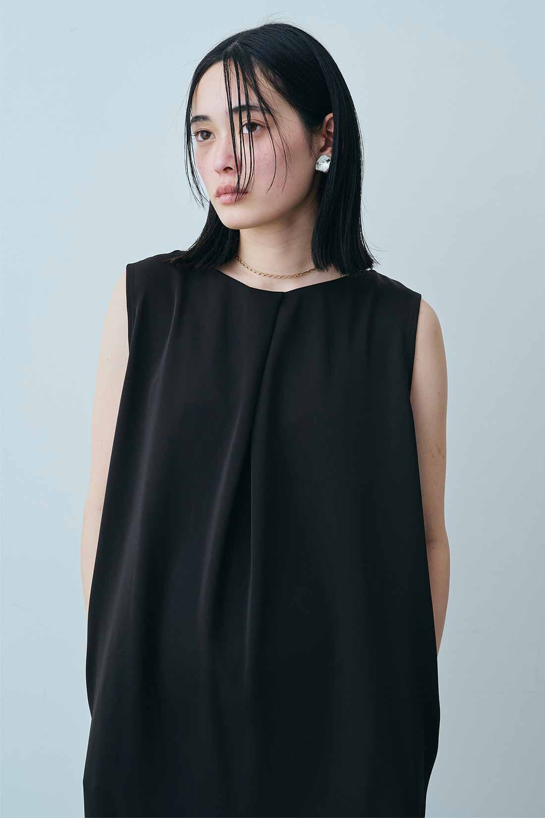 MEDE19F 高山都さんコラボ レイヤードワンピースセット〈ブラック〉｜MEDE19F[メデ・ジュウキュウ]｜フェリシモ【公式通販】