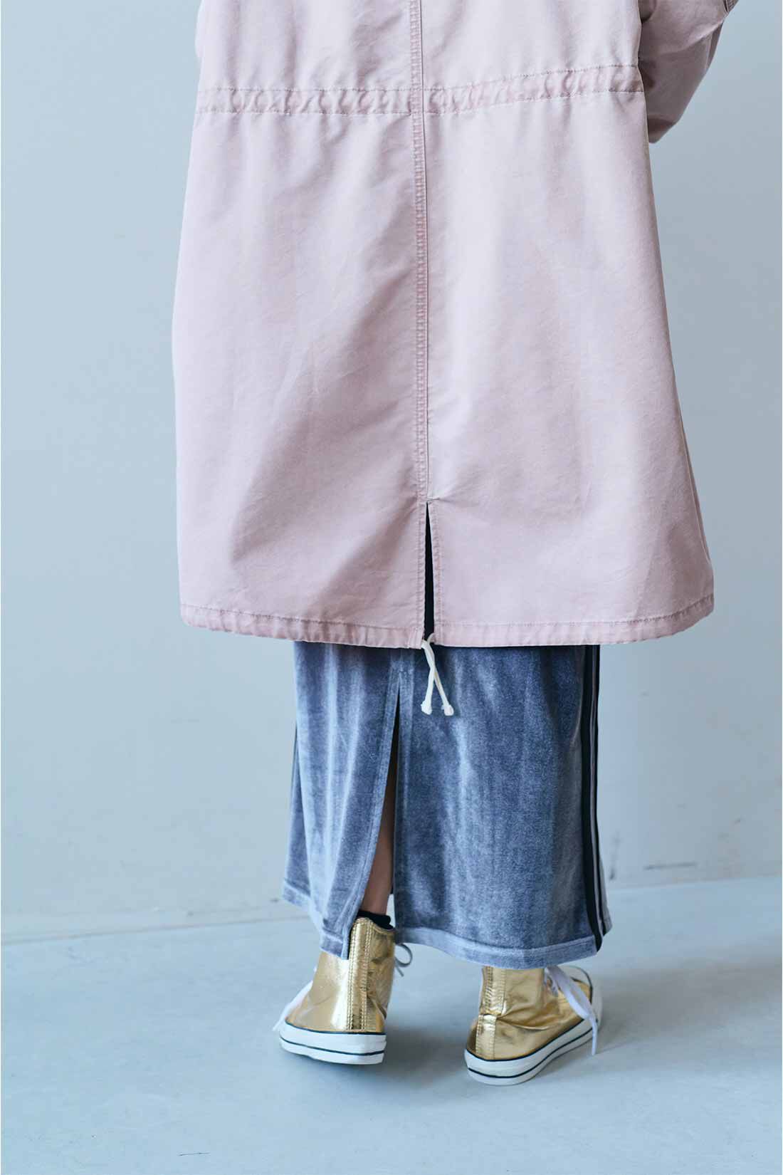 MEDE19F|MEDE19F　スモーキーピンクのモッズコート〈ピンク〉