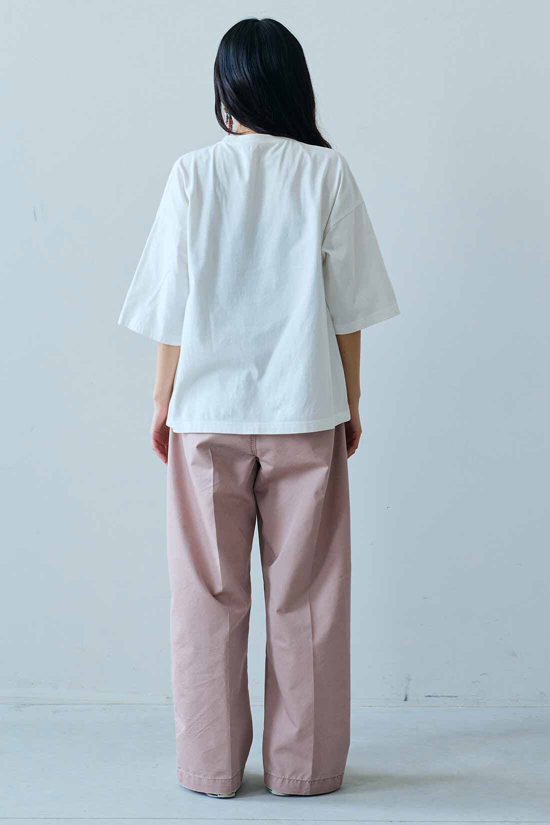 MEDE19F|MEDE19F　ミュルーズモダン〈「ミュルーズ染織美術館」アーカイブコレクション〉プリントTシャツの会|モデル身長：163cm　着用サイズ：M