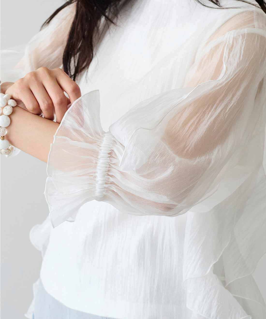 MEDE19F|MEDE19F たゆたうくらげのドッキングトップス