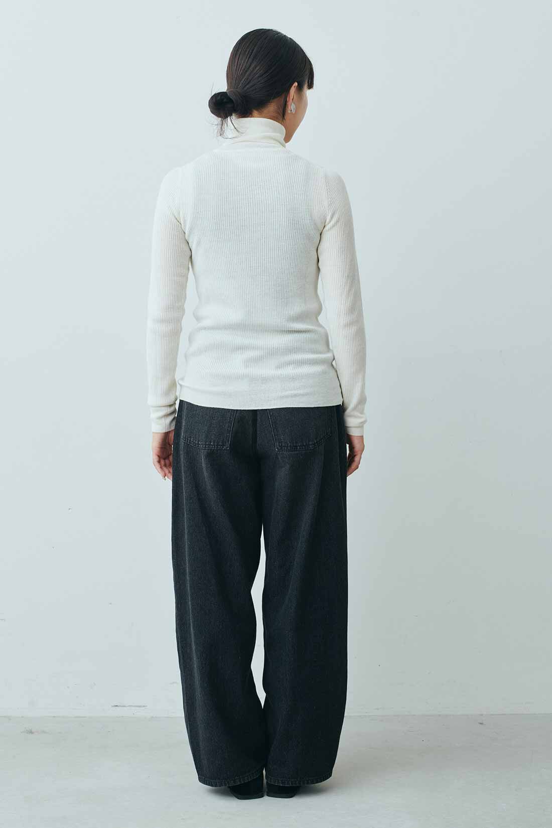 MEDE19F 高山都さんコラボ ウールカシミヤタートルニットスキントップス