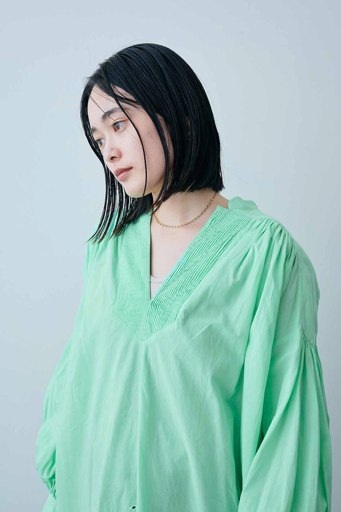 MEDE19F [メデ・ジュウキュウ]|MEDE19F　〈MADE IN INDIA COLLECTION〉エンブロイダリーコットンワンピース