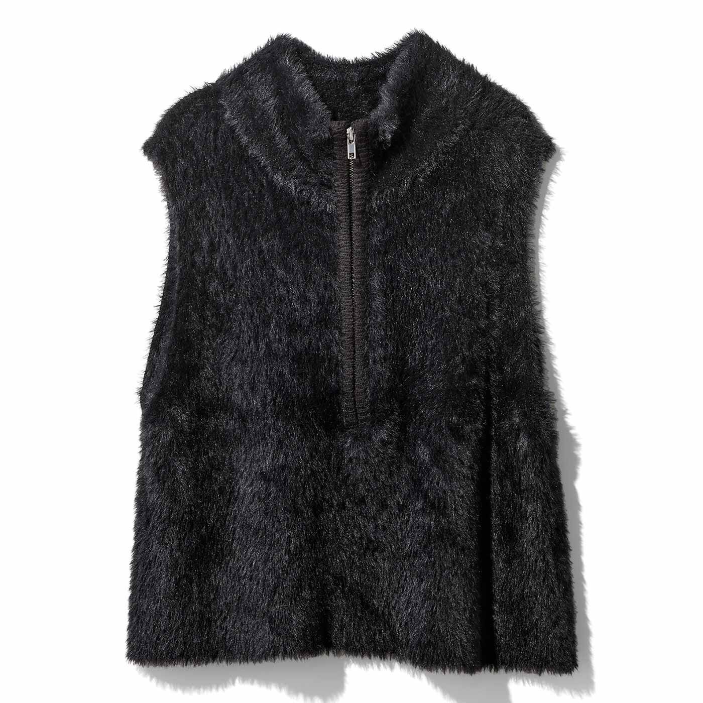 tシャツ ＭＥＤＥ１９Ｆ　贅沢なチュールコンビのカットソートップス レディース MEDE19F 贅沢なチュールコンビのカットソートップス〈ブラック