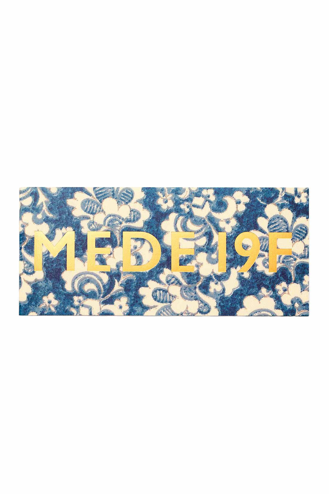 MEDE19F|MEDE19F　ヴィンテージパターンプリント柄の一筆箋〈ブルー〉