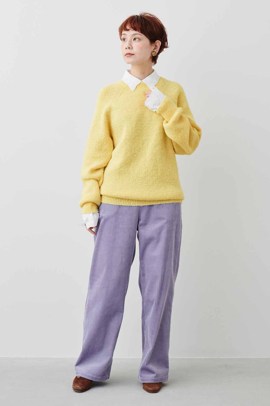 MEDE19F コーデュロイカラーパンツ〈イエロー〉｜MEDE19F[メデ