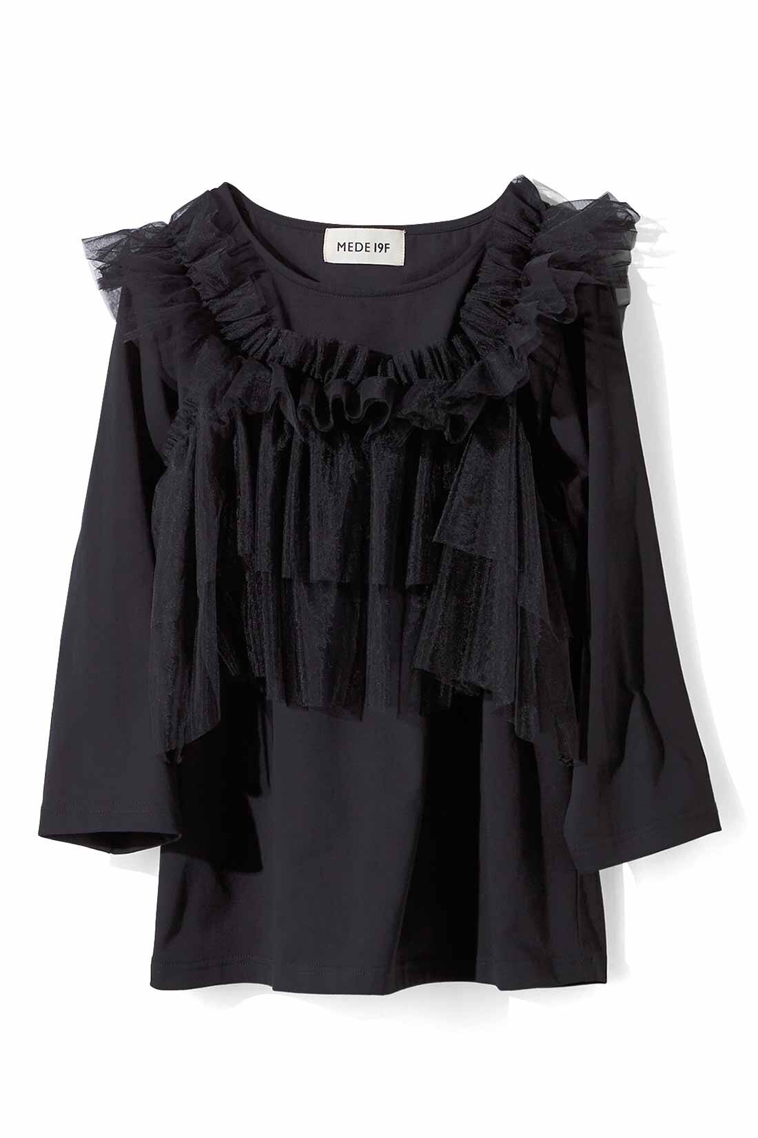 MEDE19F [メデ・ジュウキュウ]|MEDE19F　チュールビスチェトップスセット〈ブラック〉