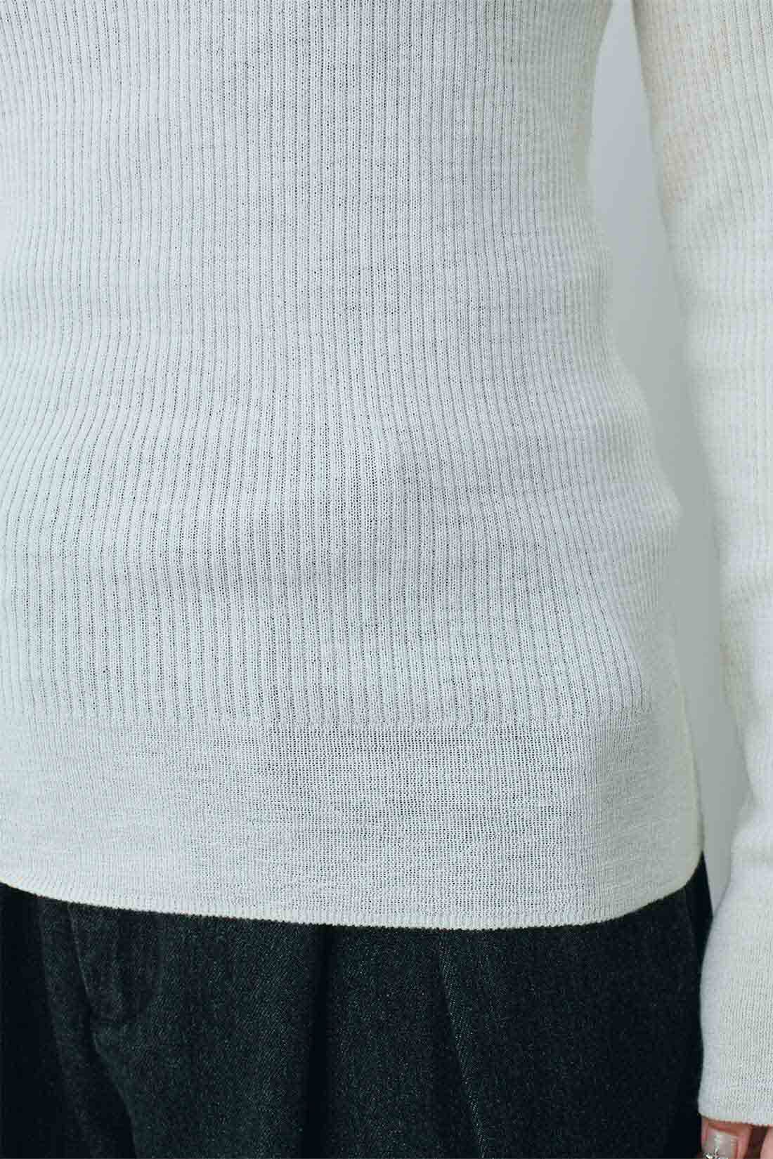 MEDE19F 高山都さんコラボ ウールカシミヤタートルニットスキントップス