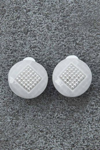 MEDE19F | 陶器ボタンイヤリングＭＤ１９　ｔｙｐｅ０１