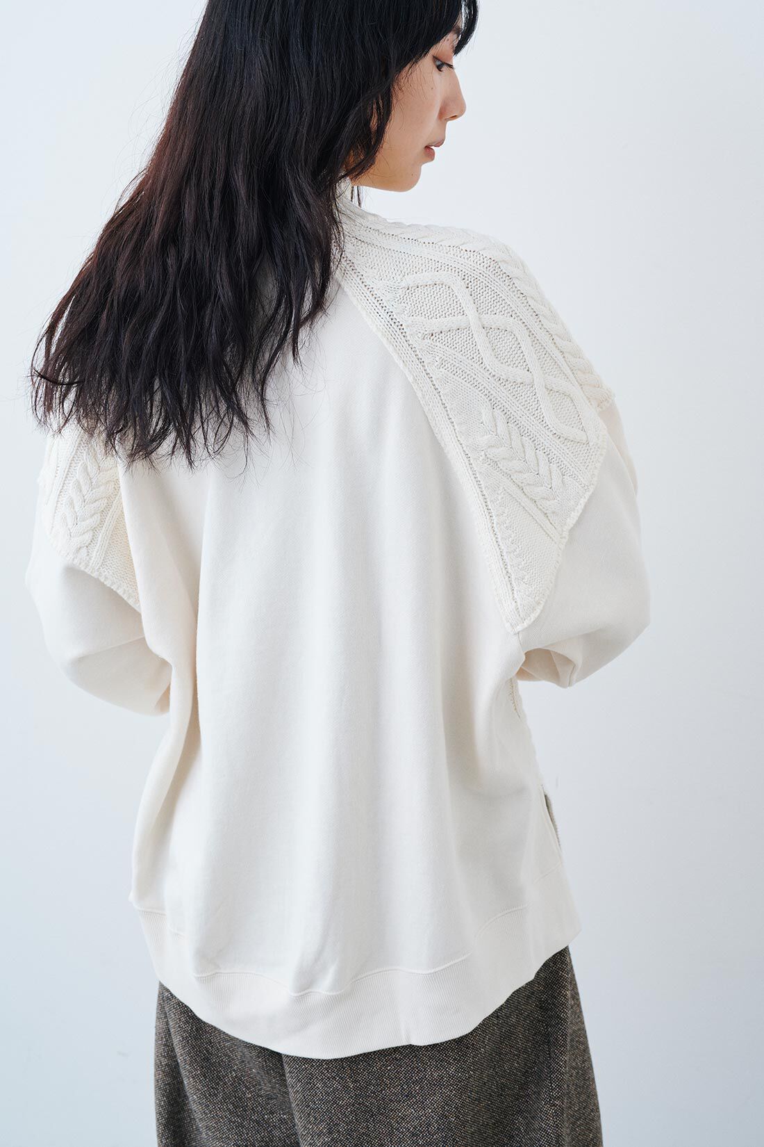 MEDE19F [メデ・ジュウキュウ]|【MEDE19F SELECT】LEE ニットミックスハイネックプルオーバー